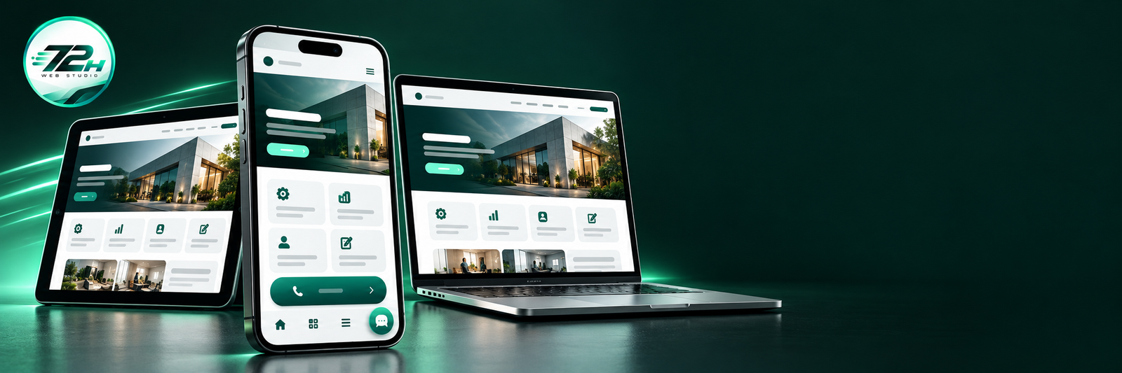 إتش: تصميم مواقع تساعد مشروعك يبدأ حضوره الرقمي من غير تأخير